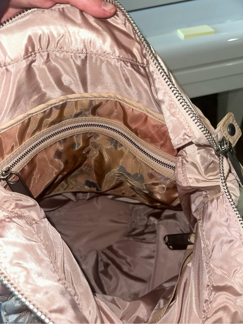 Vintage Stella McCartney Hono Quilted Floral Hobo Shoulder Bag - Blush Pink - Picture 5 of 7
